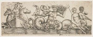 ネプチューンとトリトンのフリーズc。 1517年